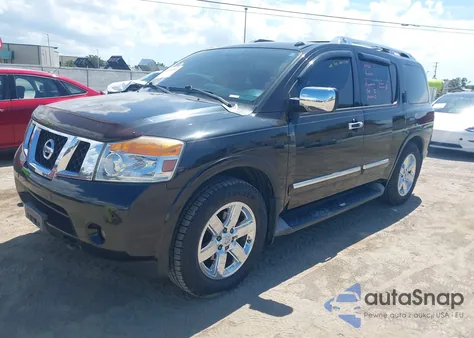 2011 Nissan Armada Platinum from USA, damaged, VIN 5N1BA0NFXBN615644
